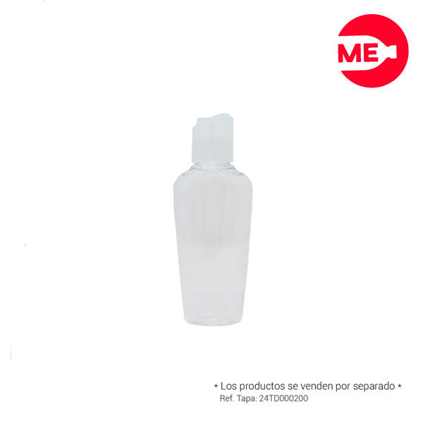 Envase Plástico Elico 60 ML PET Cristal Boca 20-410 (3)