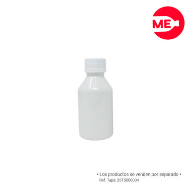 Envase Plástico Farmacéutico 120 ML PET Blanco Boca 28-1716 (1)