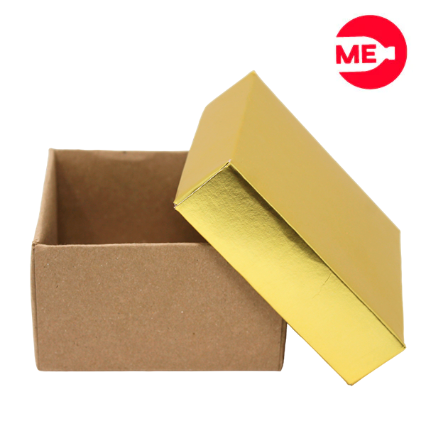 Empaque Caja  Cuadrada en Propal 305 Blanco medidas: 10x10x6 cm. Resistente, Papel ecologico, Capacidad: 0,4 kilos