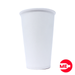 Vaso Biodegradable Blanco en Polyboard de 12 Onzas BV-1