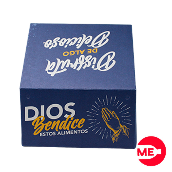 Empaques Cajas Personalizadas Propalpoly Medidas 18x14x10  Mensaje: "Disfruta de algo delicioso". X 25 unds.