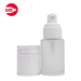 Envase Dispensador Vidrio Opaco 30 ml con tapa Blanco 3