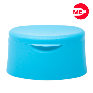 Sobretapa Plástica Flip-Top de 24 Snap Oval  Mm en Pp Azul