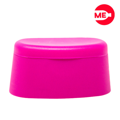 Sobretapa Plástica Flip-Top de 24 Snap Ovalada Pequeña Mm en PP Fucsia