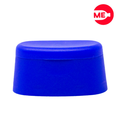 Sobretapa Plástica Flip-Top de 24 Snap Ovalada Pequeña Mm en PP Azul Oscura