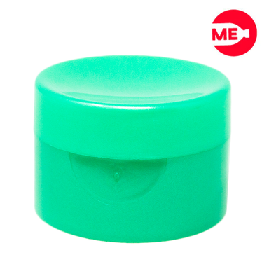 Tapa Plástica Tube Top  22-400 Diametro Externo 38 Mm en PP Verde Perlado Hostaperm