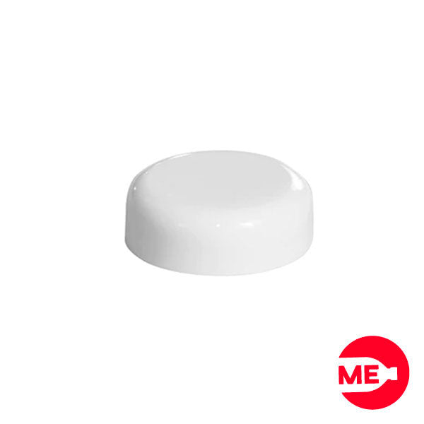 Tapa Plástica Lisa PP Blanca Boca 58 mm
