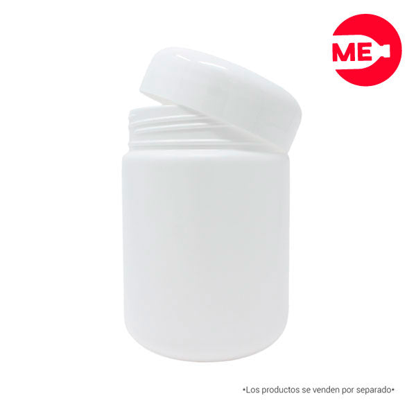 Envase circular blanco reutilizable PP (500cc)
