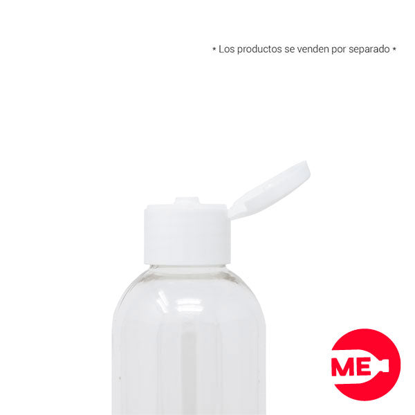 Envase Plástico Cilíndrico Bala 250 ML PET Cristal Boca 24-410