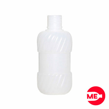 Envase Plástico Cilíndrico Alto Relieve 90 ML PEAD Natural Boca 20-415