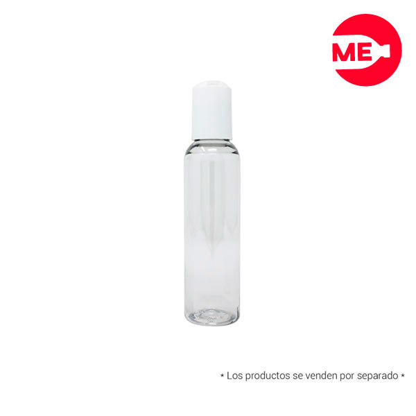 Envase Plástico Cilíndrico Bala 120 ML PET Cristal Boca 24-415 (3)