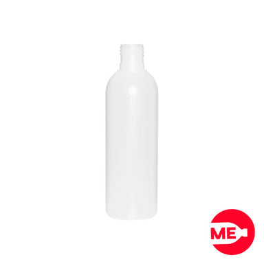 Envase Plástico Cilíndrico Bala 250 ML PEAD Natural Boca 24-415