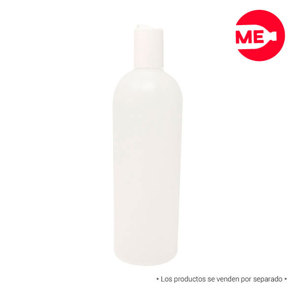 Envase Plástico Cilíndrico Bala 500 ML PEAD Natural Boca 24-415
