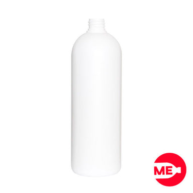 Envase Plástico Cilíndrico 1000 ML PEAD Blanco Boca 28-410