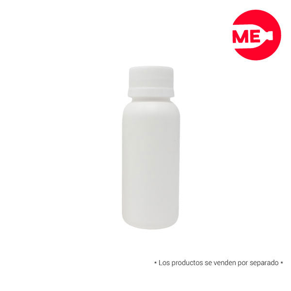 Envase Plástico Cilíndrico 60 ML PEAD Blanco Boca 28-1716 "ISO"