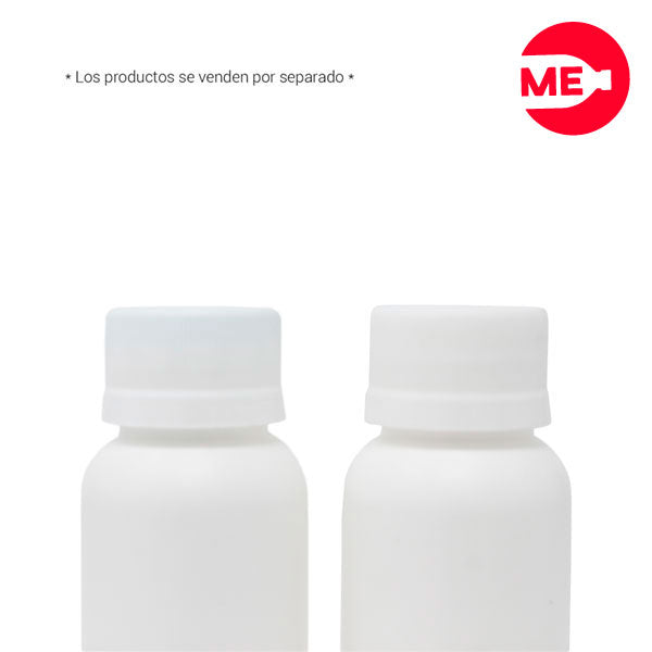 Envase Plástico Cilíndrico 60 ML PEAD Blanco Boca 28-1716 "ISO"