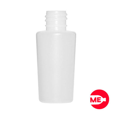 Envase Plástico Cónico 30 ML PEBD Natural Boca 18-415