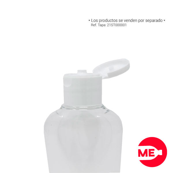 Envase Plástico Elico 60 ML PET Cristal Boca 20-410 (2)