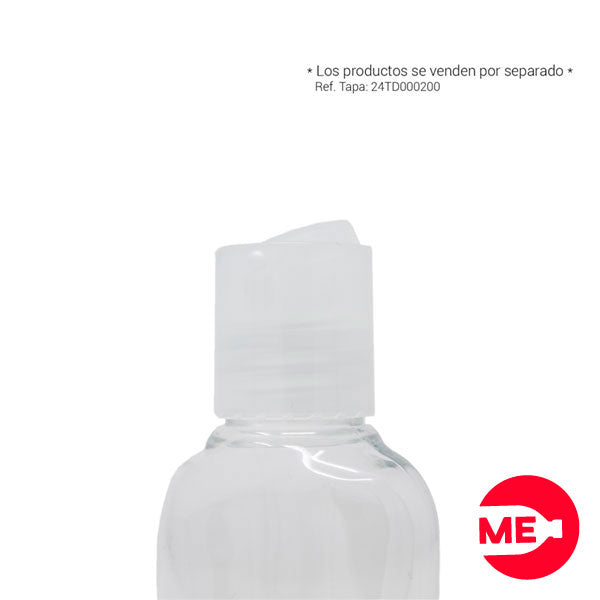 Envase Plástico Elico 60 ML PET Cristal Boca 20-410 (4)