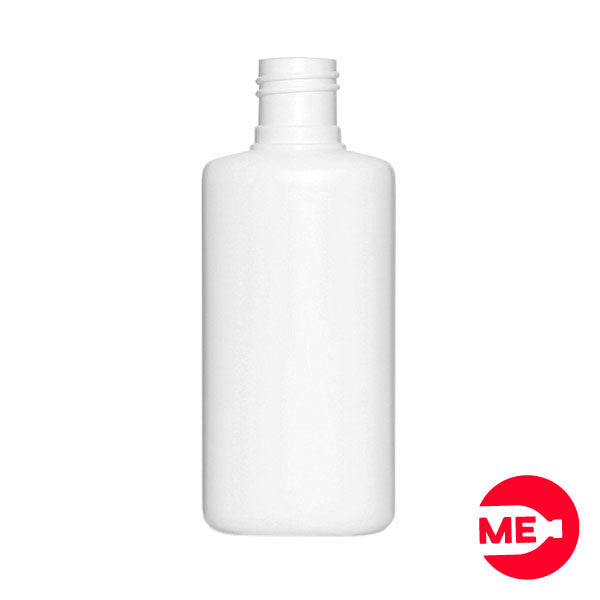 Envase Plástico Elíptico 250 ML PP Blanco Boca 28-415