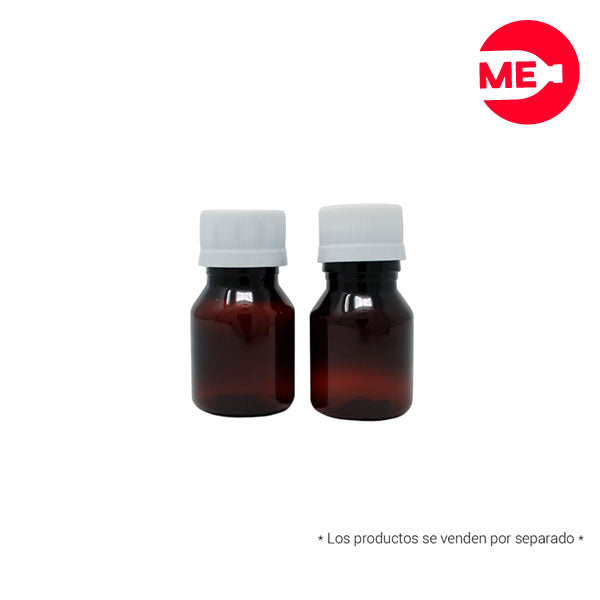 Envase Plástico Farmacéutico 30 ML PET Ambar Boca 28-1716 (1)