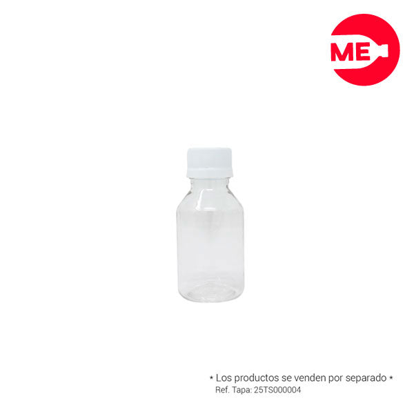 Envase Plástico Farmacéutico 90 ML PET Cristal Boca 28-1716 (3)