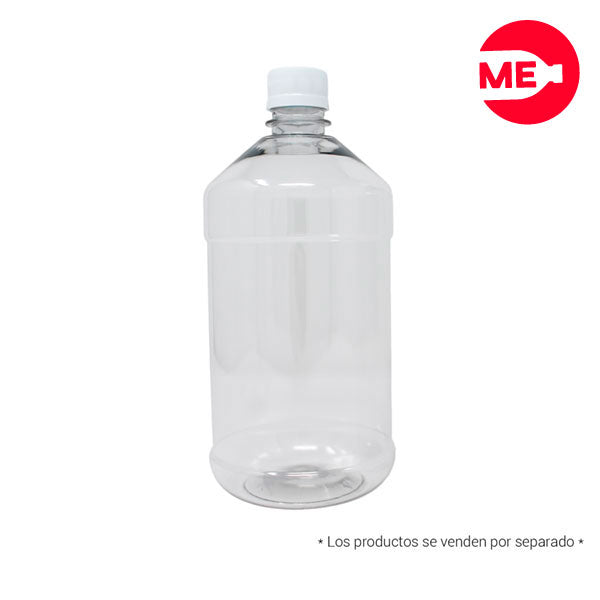 Envase Plástico Farmacéutico 1000 ML PET Cristal Boca 28-1816 (1)
