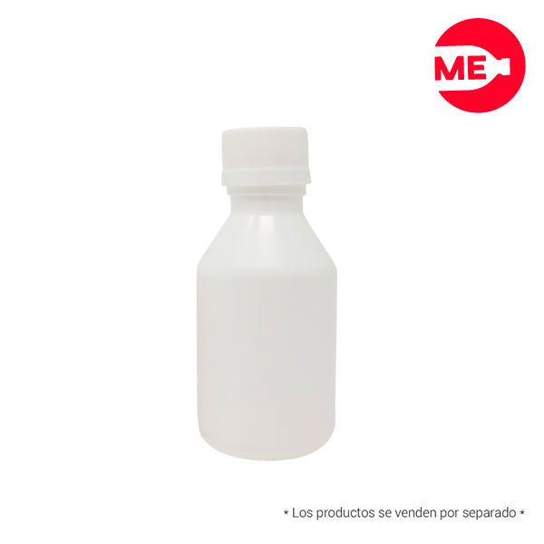 Envase Plástico Farmacéutico 120 ML PEAD Blanco Boca 28-1716 "IS" (2)