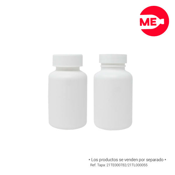Envase Plástico Nutricional 180 ML PEAD Blanco Boca 38-400 (2)