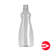 Envase Plástico Oval 500 ML PET Cristal Boca 28-1816