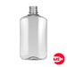 Envase Plástico Oval 500 ML PET Cristal Boca 28-1816
