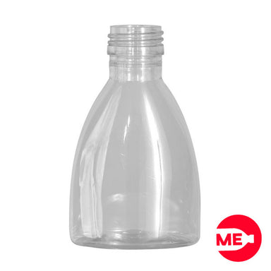 Envase Plástico Oval 120 ML PET Cristal Boca 28-1716 "CHS"