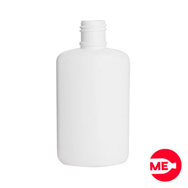 Envase Plástico Oval 120 ML PEAD Blanco Boca 24-415