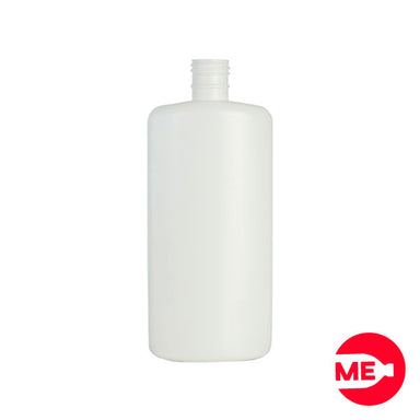 Envase Plástico Oval 250 ML PEAD Blanco Boca 24-415